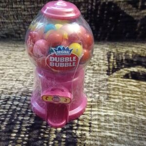 4/$40 New Mini Pink Gumball Machine Toy - Sealed